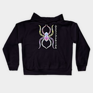 Asabikeshiinh (spider) Bigender Pride Kids Hoodie